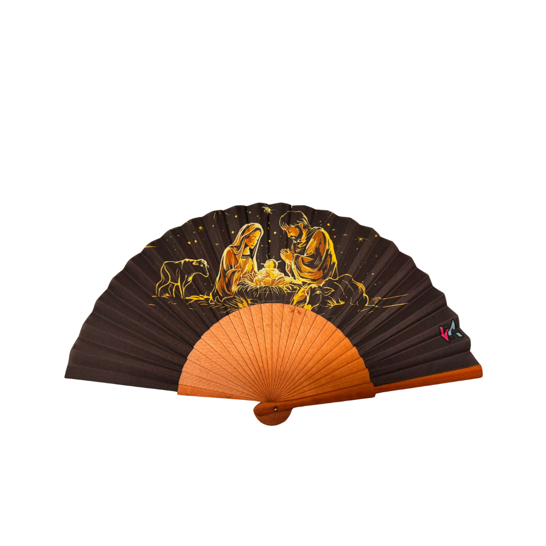 Hand Fan – Nativity Scene Edition