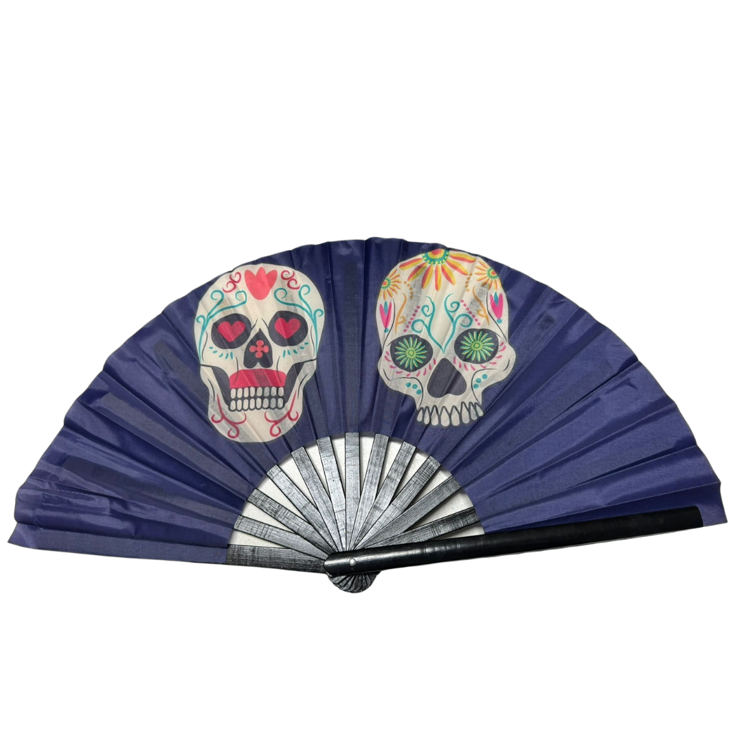 Hand Fan - Dia de los Muertos