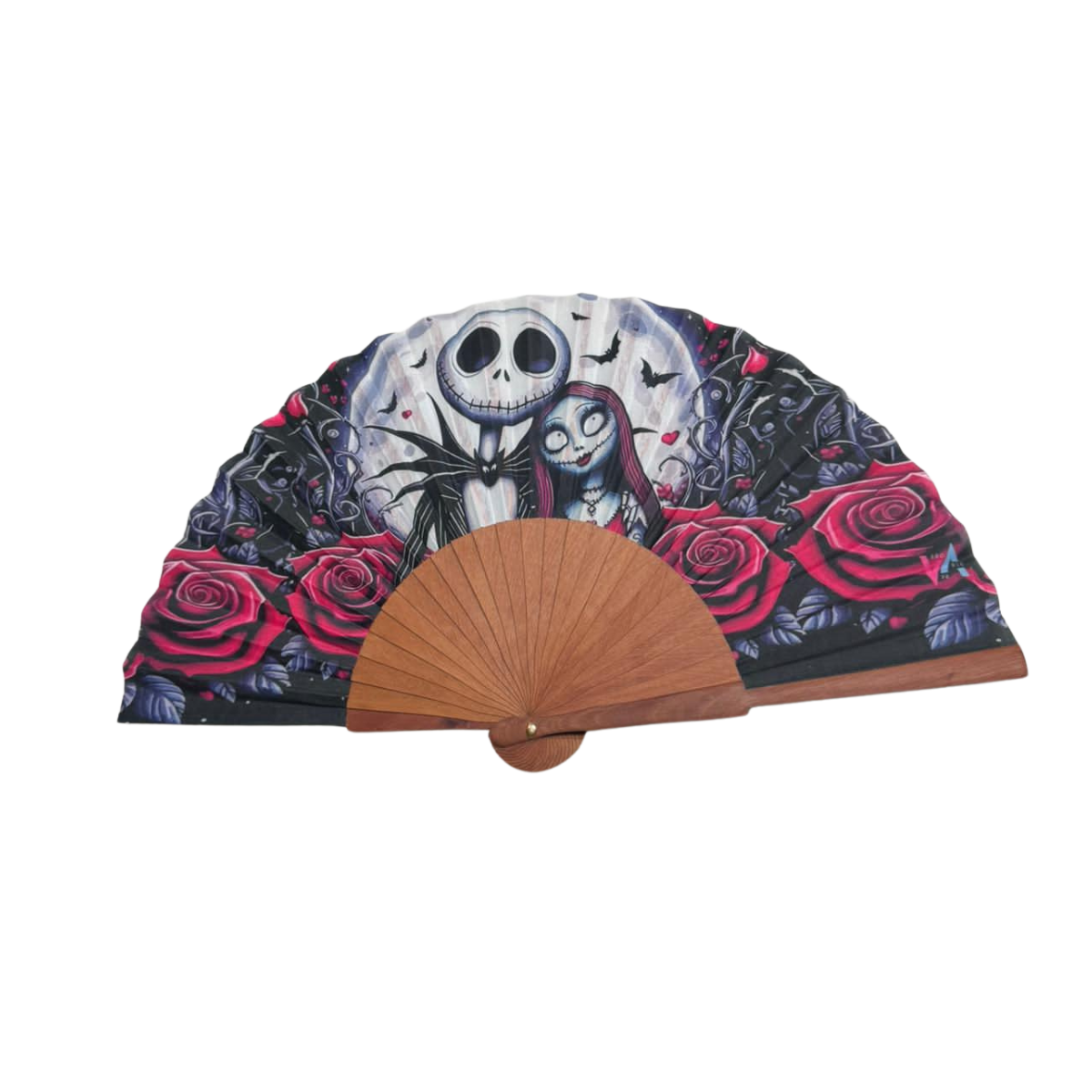 Hand Fan – Jack & Sally | Nightmare Before Christmas Design