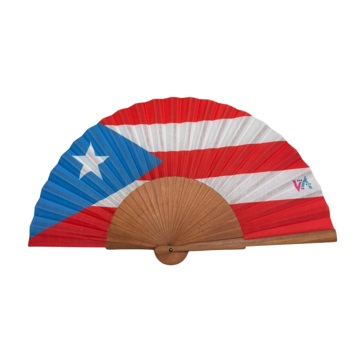 Hand Fan - Puerto rico Flag