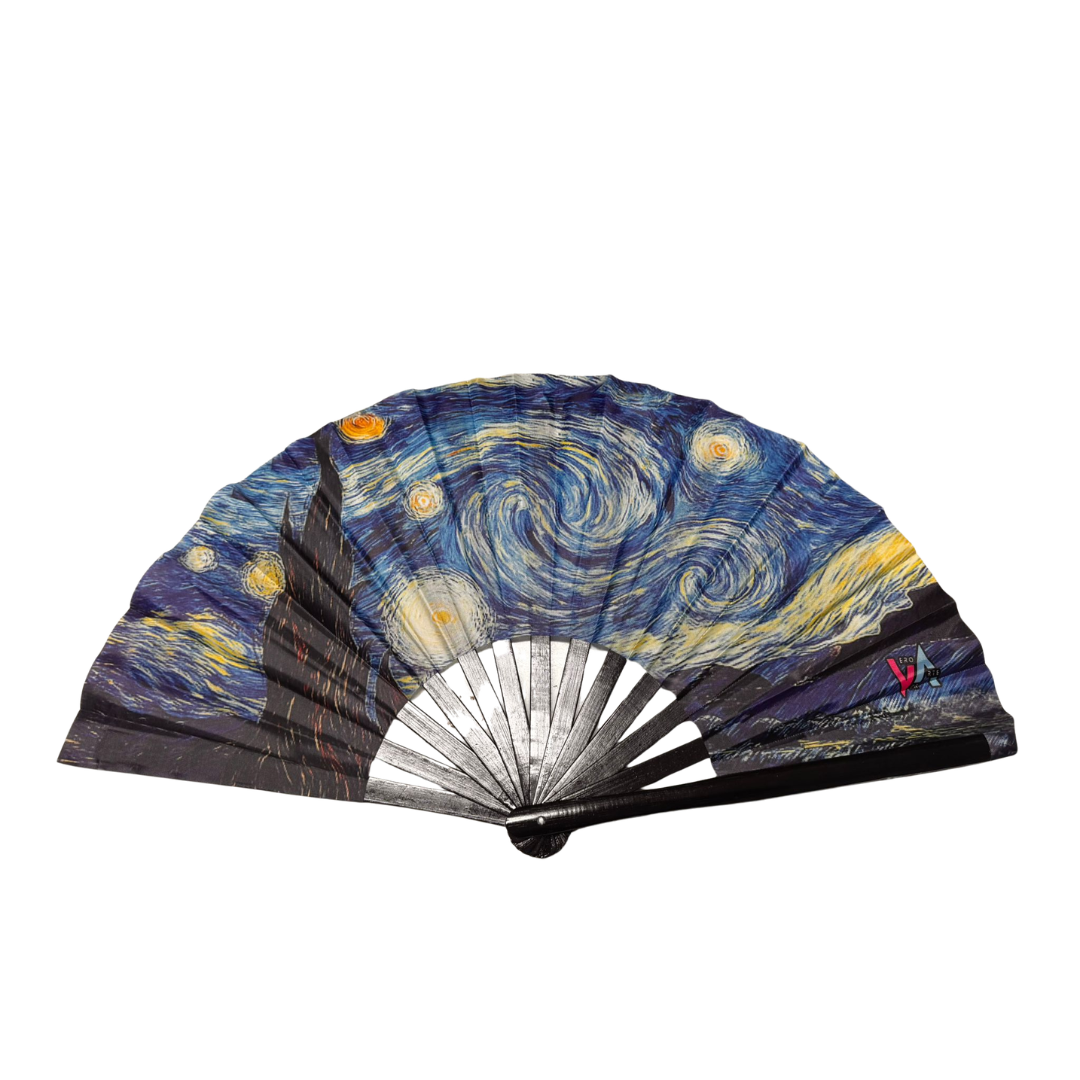 Hand Fan – Starry Night Edition