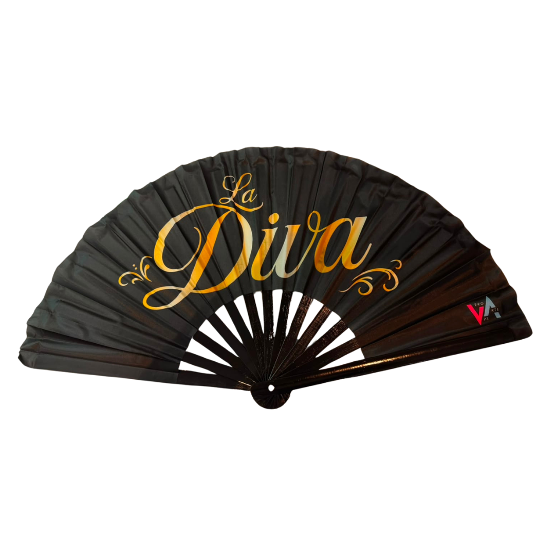 Hand Fan – “La Diva”