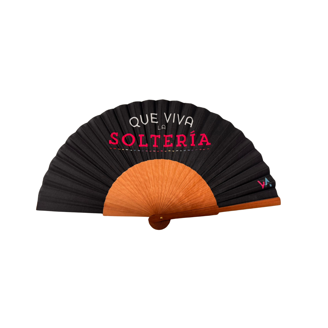 Hand Fan – “Que Viva la Soltería”