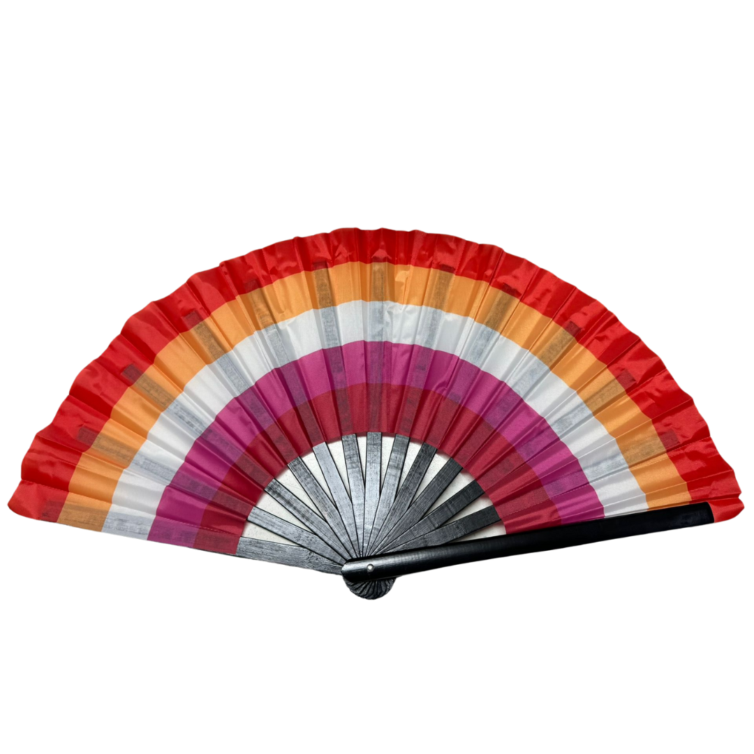 Hand Fan - Lesbian Pride