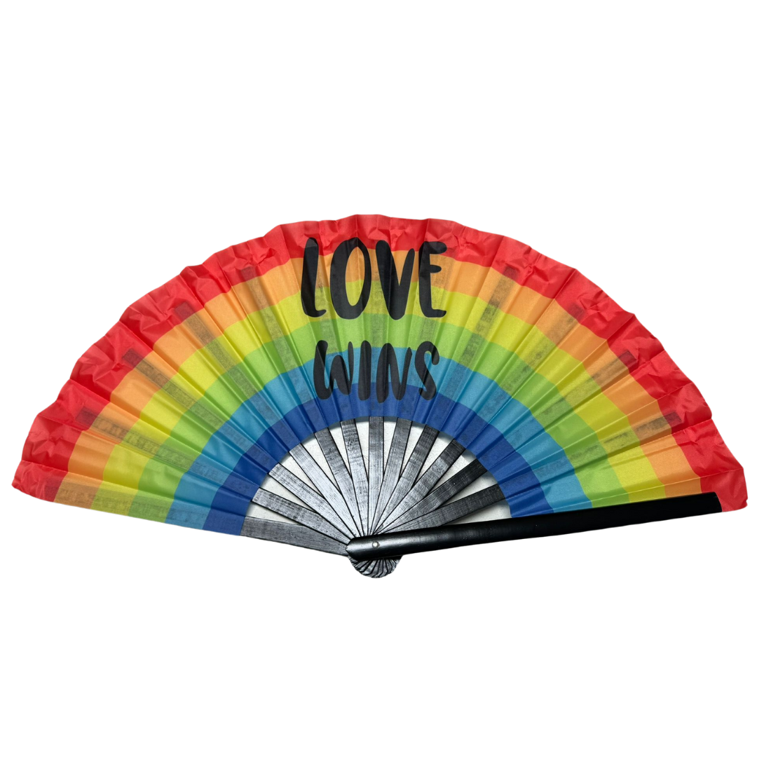 Hand Fan - Pride Love Wins
