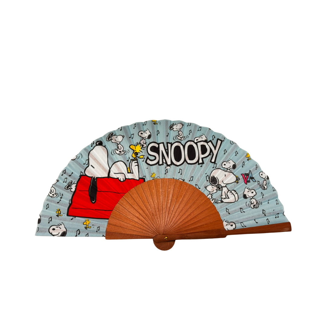 Hand Fan – Classic Comic Snoopy Edition