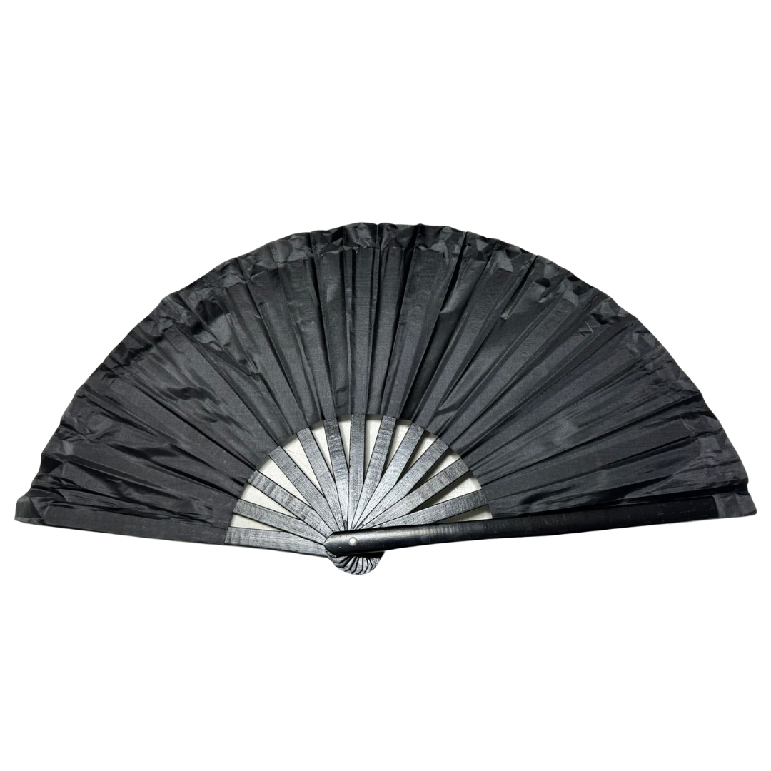 Hand Fan - Deep Black