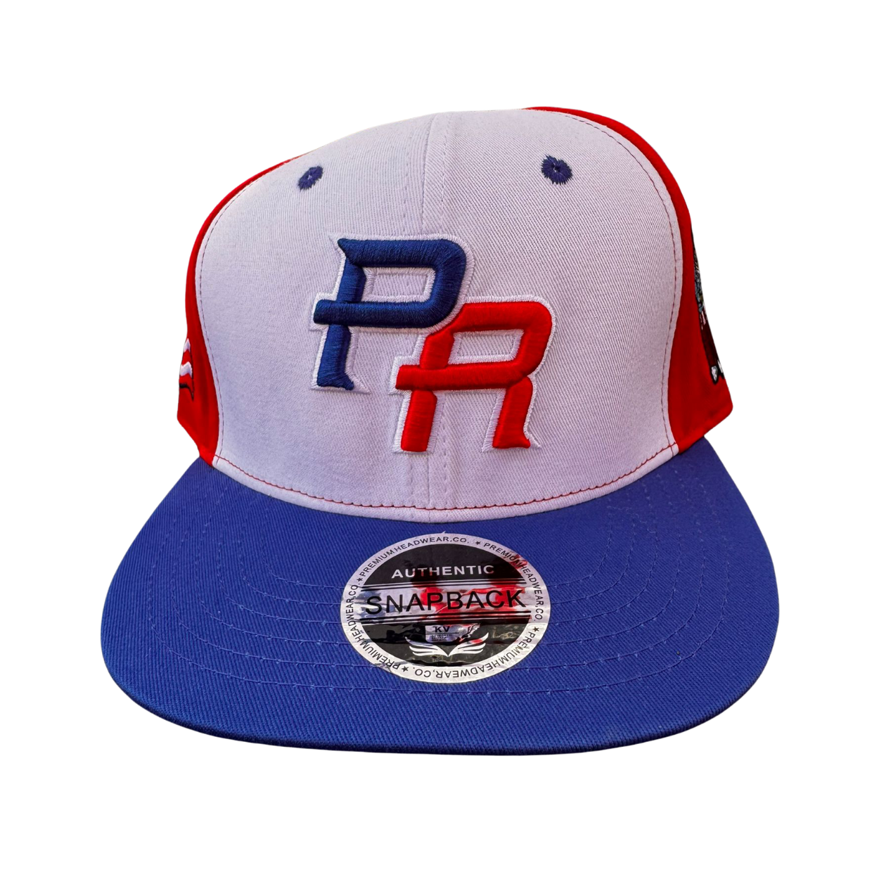 VEROARTE PR Heritage Snapback – Red, White & Blue Edition