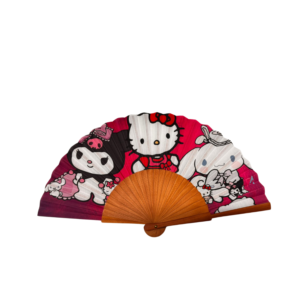Hand Fan – Kawaii Friends Squad Kitty Edition