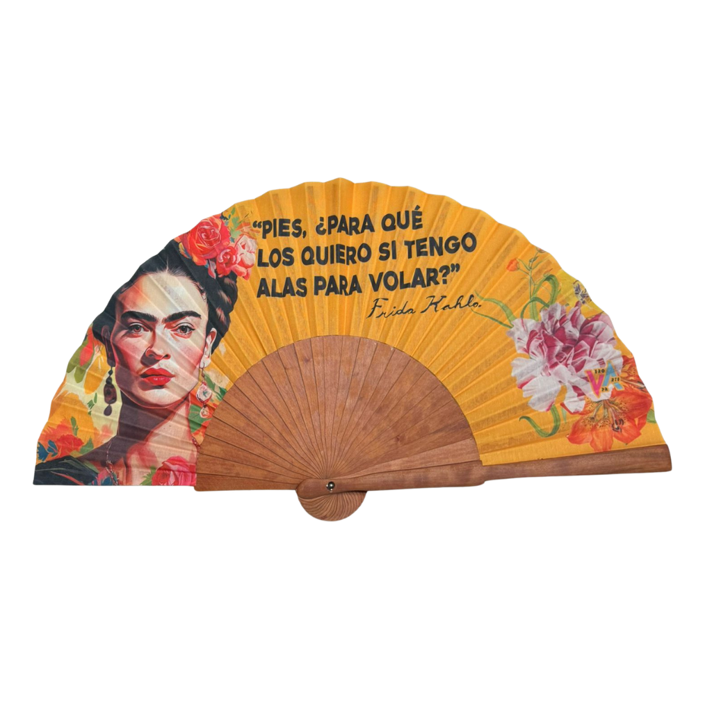 Hand Fan – Frida Kahlo | Inspirational Art Design