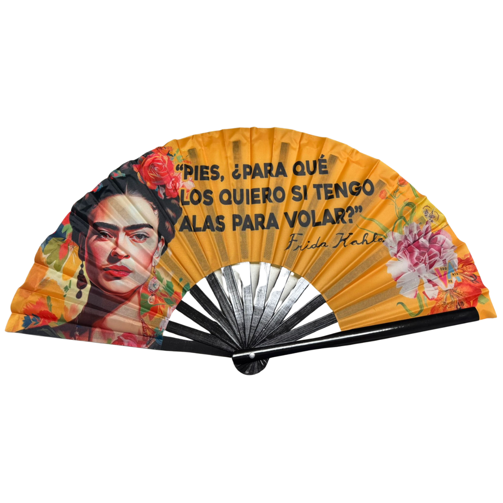 Hand Fan – Frida Kahlo | Inspirational Quote Design