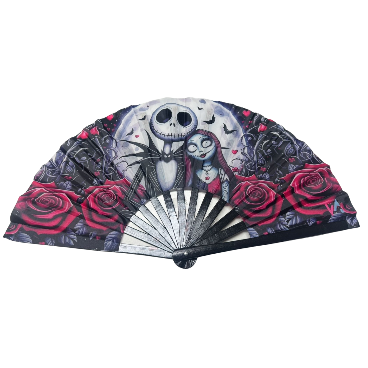 Hand Fan – Jack & Sally | Nightmare Before Christmas Design