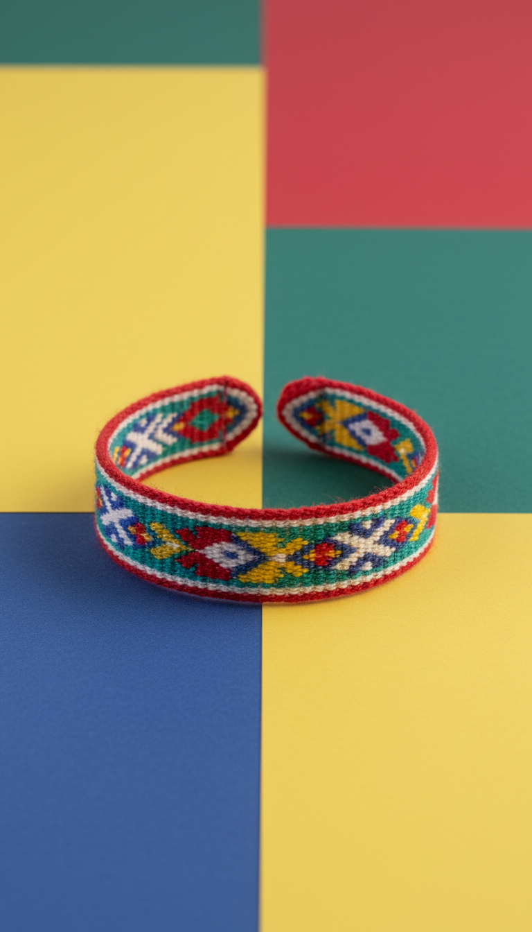 Folkloric Bracelet Palma Green