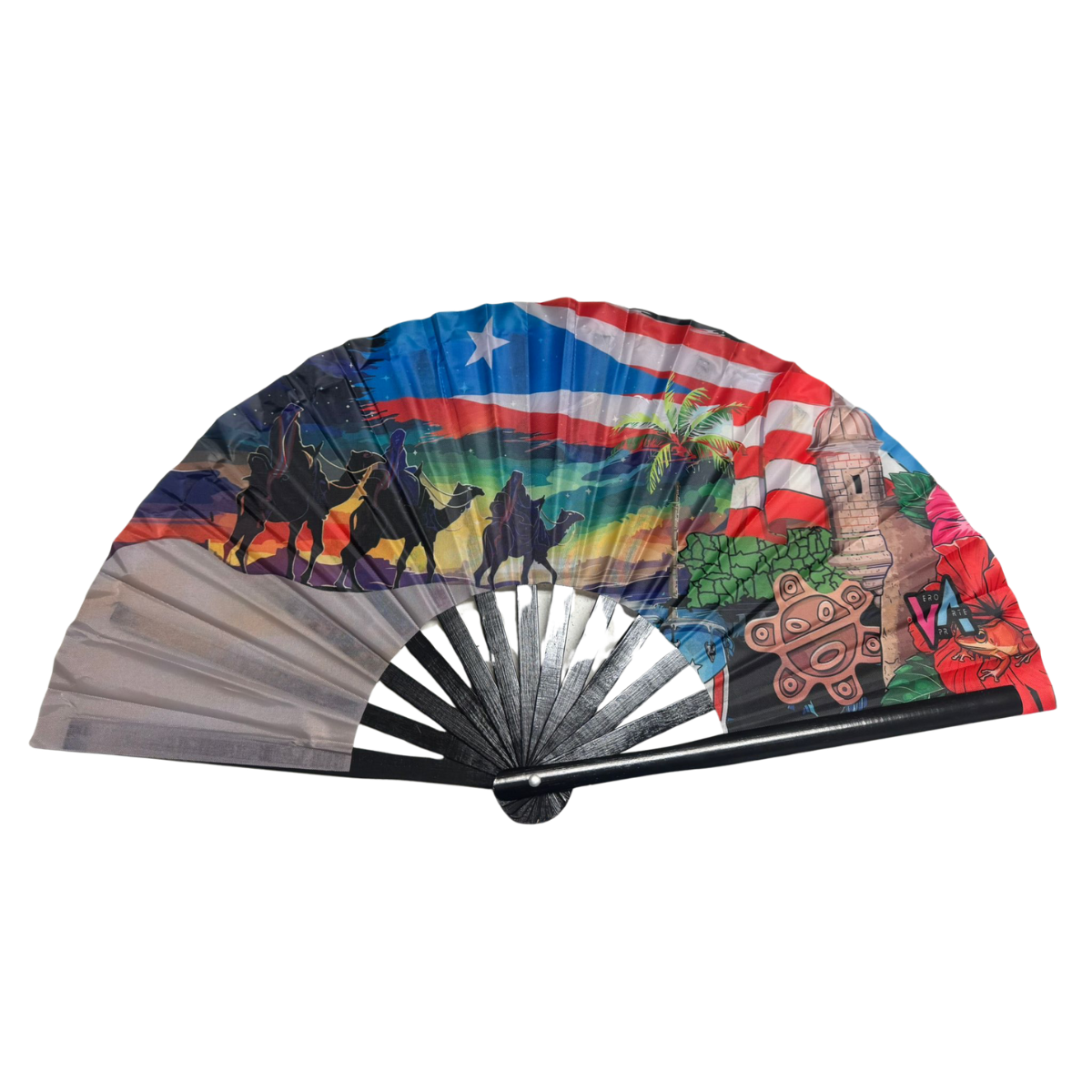 Hand Fan – Puerto Rico Heritage | Reyes Magos Edition – VeroArtePR